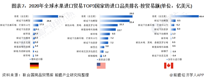 澳门沙金(中国)在线平台【创新视角】2021年全球水果进出口贸易分析 香蕉鳄梨苹(图7)