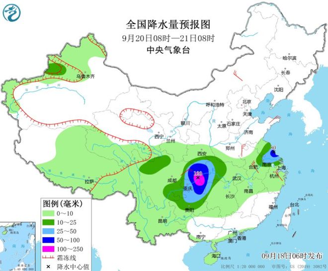 澳门沙金后天9月20号新一轮强降雨来袭！