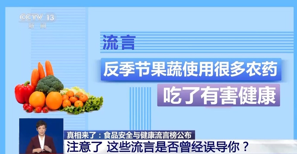 澳门沙金2024年食品安全与健康流言榜发